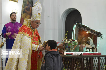 Ceremony on Christmas at Surp Grigor Church in Tehran