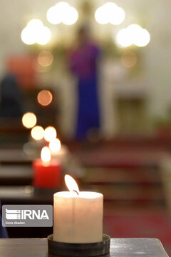 Ceremony on Christmas at Surp Grigor Church in Tehran