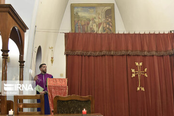 Ceremony on Christmas at Surp Grigor Church in Tehran