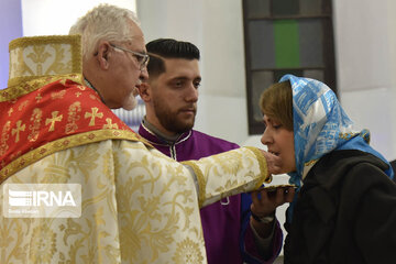 Ceremony on Christmas at Surp Grigor Church in Tehran