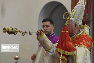 Ceremony on Christmas at Surp Grigor Church in Tehran