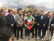 استقبال پرشور بوکانی‌ها از موی‌تای‌کار قهرمان آسیا 