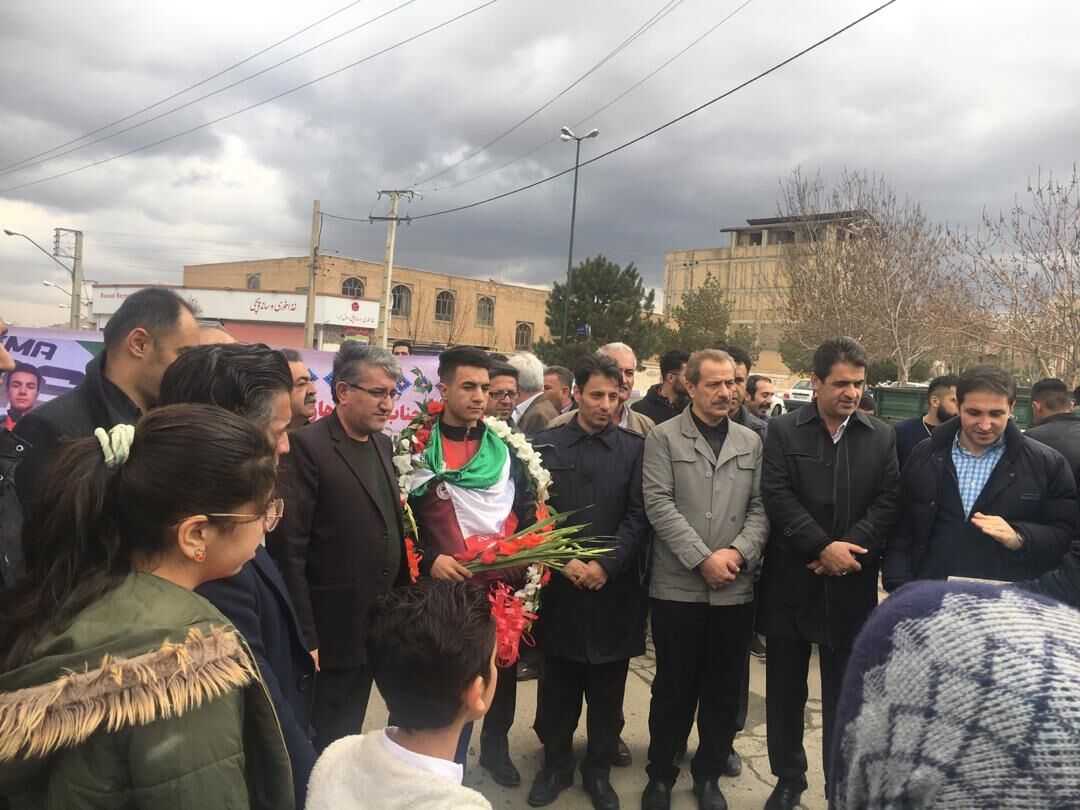 ورزش‌دوستان بوکانی از موتای‌کار قهرمان آسیا به گرمی استقبال کردند