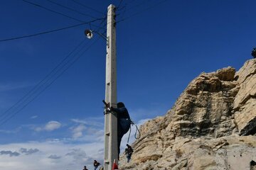 مانور زلزله به مناسبت روز بلایاهای طبیعی در روستای " سنگر" ماکو