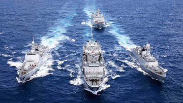 چین: حمایت از صلح جهانی مهمترین هدف رزمایش مشترک دریایی است