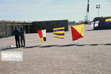 Arrival of Russian naval fleet in Chabahar port