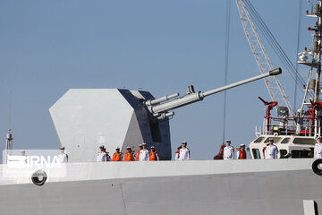 Arrival of Chinese naval fleet in Chabahar port