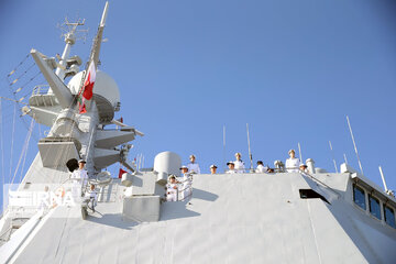 Arrival of Chinese naval fleet in Chabahar port