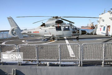 Arrival of Chinese naval fleet in Chabahar port