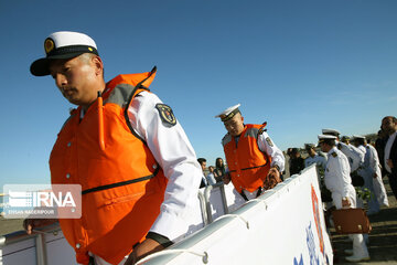 Arrival of Chinese naval fleet in Chabahar port