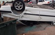 واژگونی خودرو در الیگودرز لرستان ۶ مصدوم برجا گذاشت