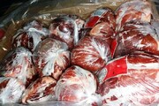 توزیع ۱۴۰ تن گوشت قرمز منجمد در همدان
