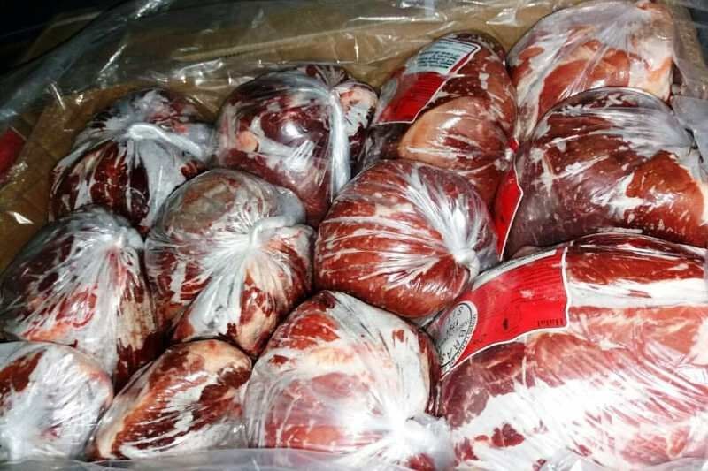 توزیع ۱۴۰ تن گوشت قرمز منجمد در همدان