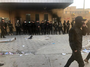 تازه ترین تحولات از مقابل سفارت آمریکا در بغداد
