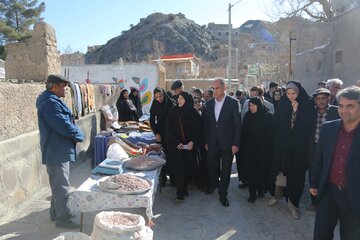 بازدید معاون وزیر میراث فرهنگی از روستای خراشاد