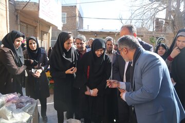 بازدید معاون وزیر میراث فرهنگی از روستای خراشاد