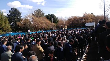 راهپیمایی شکوهمند مردم همدان در پی شهادت سردار سلیمانی