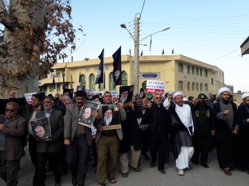 راهپیمایی مردم میامی در محکومیت شهادت سردار سلیمانی