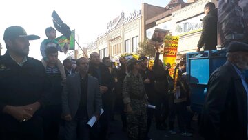 حضور پرشور مردم‌ سمنان در محکومیت اقدام تروریستی شهادت سردار سلیمانی