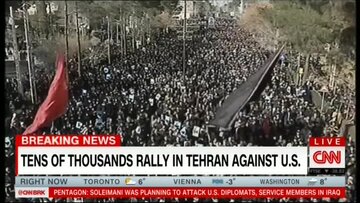 بازتاب راهپیمایی مردم ایران در محکومیت اقدام آمریکا در رسانه های خارجی