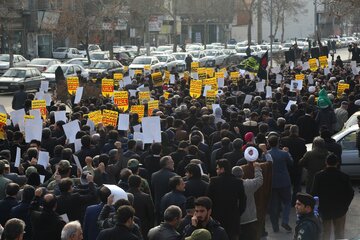 راهپیمایی مردم ارومیه در محکومیت ترور سردار سلیمانی