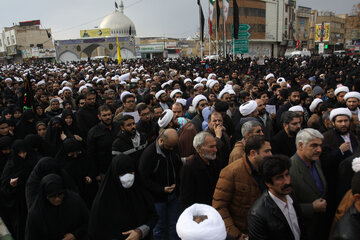 راهپیمایی مردم قم در محکومیت ترور سردار سلیمانی