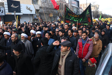 راهپیمایی مردم اردبیل