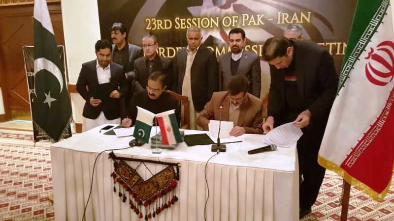 Iran, Pakistan sign border agreement