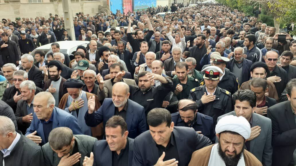 مردم کهگیلویه در راهپیمایی اعتراض خود به جنایت آمریکا را نشان دادند