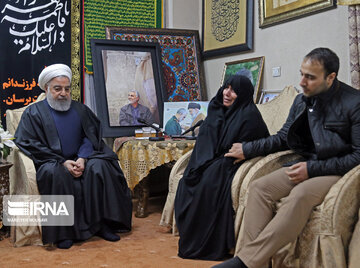 Iranian President calls on Gen. Soleimani's family