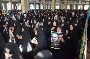 مراسم بزرگداشت سردار سلیمانی در گرگان برگزار شد