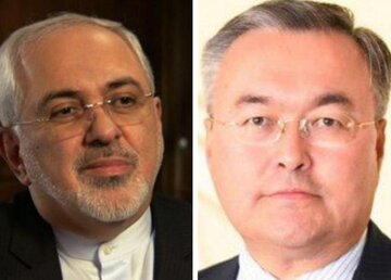 وزیران امور خارجه ایران و قزاقستان تازه ترین تحولات منطقه ای را بررسی کردند