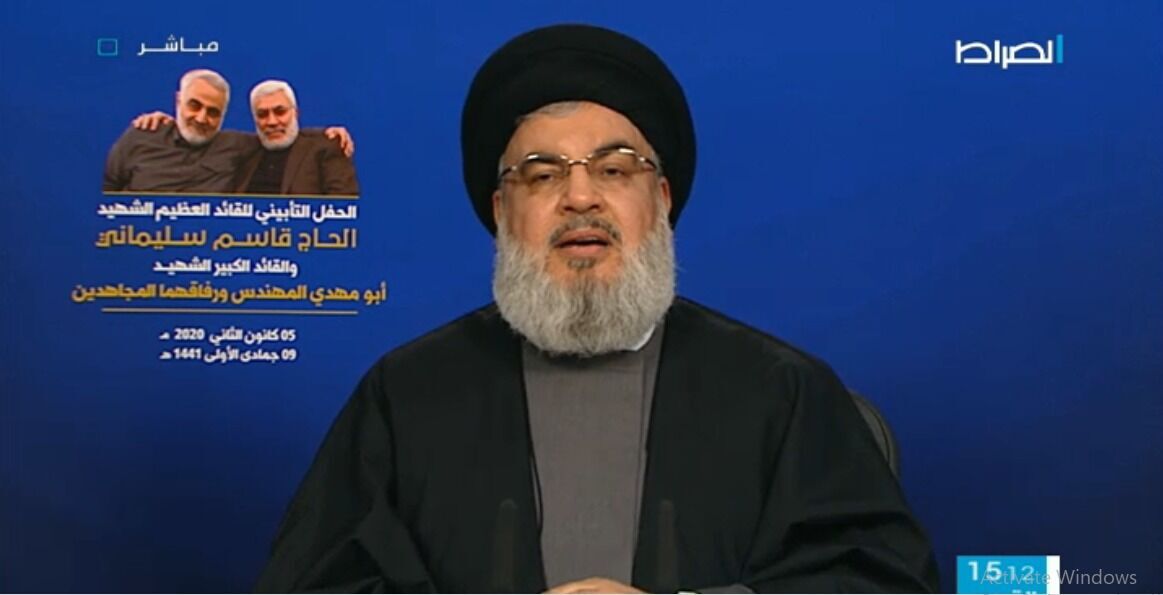 Nasrallah: Martyrdom of Lt. Gen Soleimani marks new phase in Middle East 
