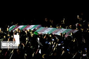 Body of Lieutenant General Qassem Soleimani and his martyred comrade in Tehran for funeral procession