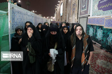 Farewell ceremony with the body of Qasim Soleimani and his companions in the shrine of Imam Reza