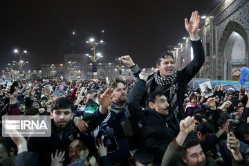 Farewell ceremony with the body of Qasim Soleimani and his companions in the shrine of Imam Reza