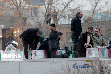 Magnificent funeral of martyr Soleimani in Mashhad