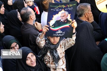 Funeral Ceremony of  Lieutenant General Qasem Soleimani in Ahvaz