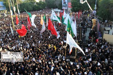 Funeral Ceremony of  Lieutenant General Qasem Soleimani in Ahvaz