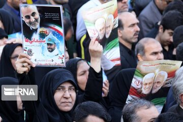 Funeral Ceremony of  Lieutenant General Qasem Soleimani in Ahvaz