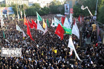 Funeral Ceremony of  Lieutenant General Qasem Soleimani in Ahvaz