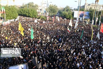 Funeral Ceremony of  Lieutenant General Qasem Soleimani in Ahvaz