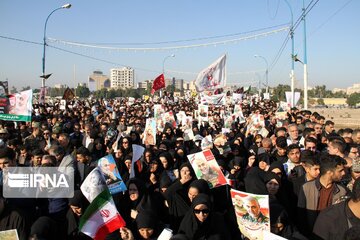 Funeral Ceremony of  Lieutenant General Qasem Soleimani in Ahvaz