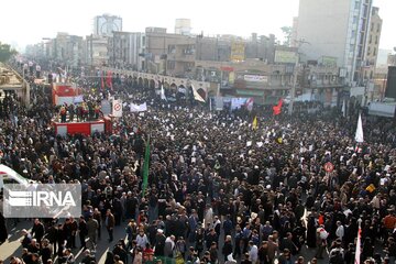 Funeral Ceremony of  Lieutenant General Qasem Soleimani in Ahvaz