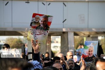 Funeral Ceremony of  Lieutenant General Qasem Soleimani in Ahvaz