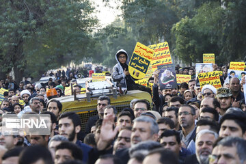 Funeral Ceremony of  Lieutenant General Qasem Soleimani in Ahvaz