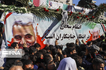 Funeral Ceremony of  Lieutenant General Qasem Soleimani in Ahvaz