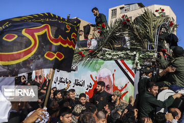 Funeral Ceremony of  Lieutenant General Qasem Soleimani in Ahvaz