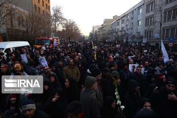 Tehranians did their best for funeral ceremony of  Lieutenant General Qasem Soleimani