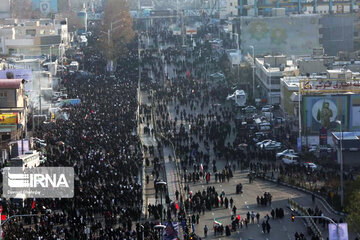 Tehranians did their best for funeral ceremony of  Lieutenant General Qasem Soleimani